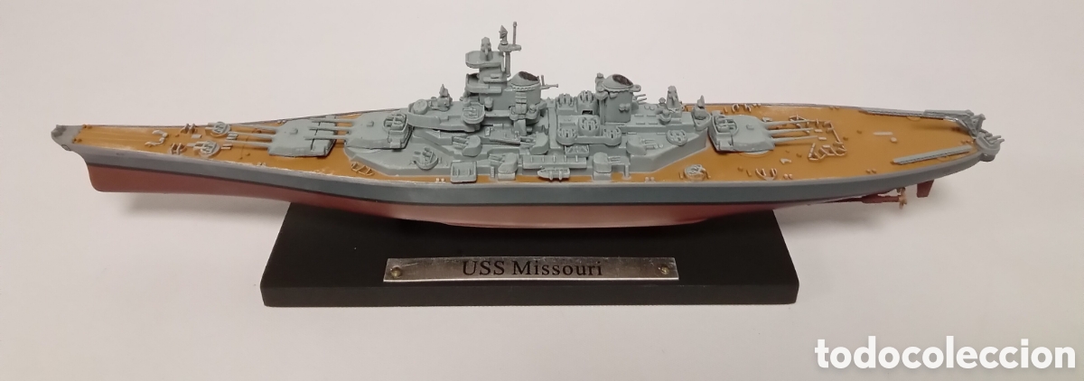 Modelos a escala: Maqueta acorazado USS Missouri Planeta DeAgostini (Colecci&oacute;n) Escala 1:1250 Buques legendarios