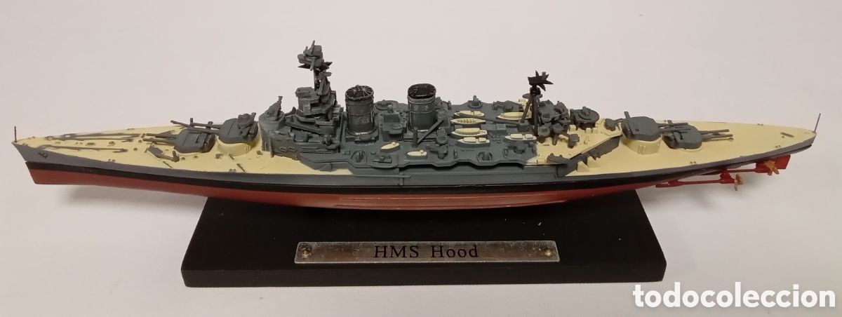 Modelos em escala: Maqueta acorazado HMS Hood Planeta DeAgostini (Colecci&oacute;n) Escala 1:1250 Buques legendarios