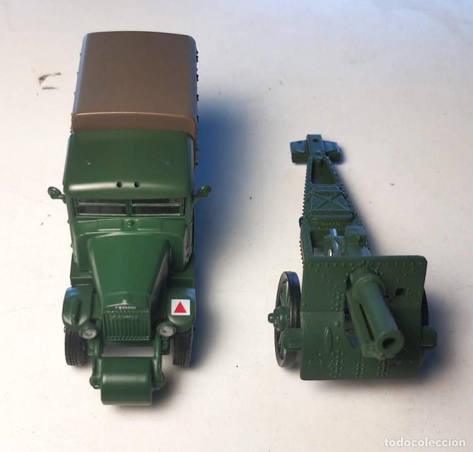 Modelos a escala: CAMION SOMUA MC64 + CA&Ntilde;ON SCHNEIDER 155 (MODELO 1917), ESCALA 1/72, COLECCI&Oacute;N ALTAYA IXO.