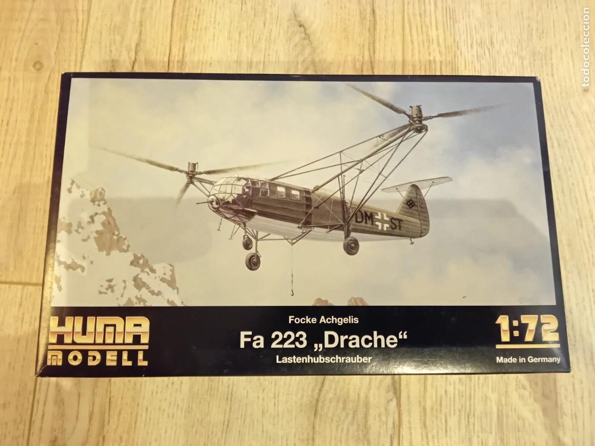 Mod&egrave;les r&eacute;duits: HUMA MODELL Fa 223 Drache 1:72