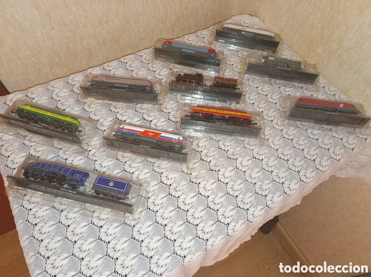Modelos a escala: Colecci&oacute;n de 10 locomotoras - Foto 2