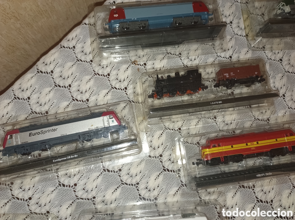 Modelos a escala: Colecci&oacute;n de 10 locomotoras - Foto 4