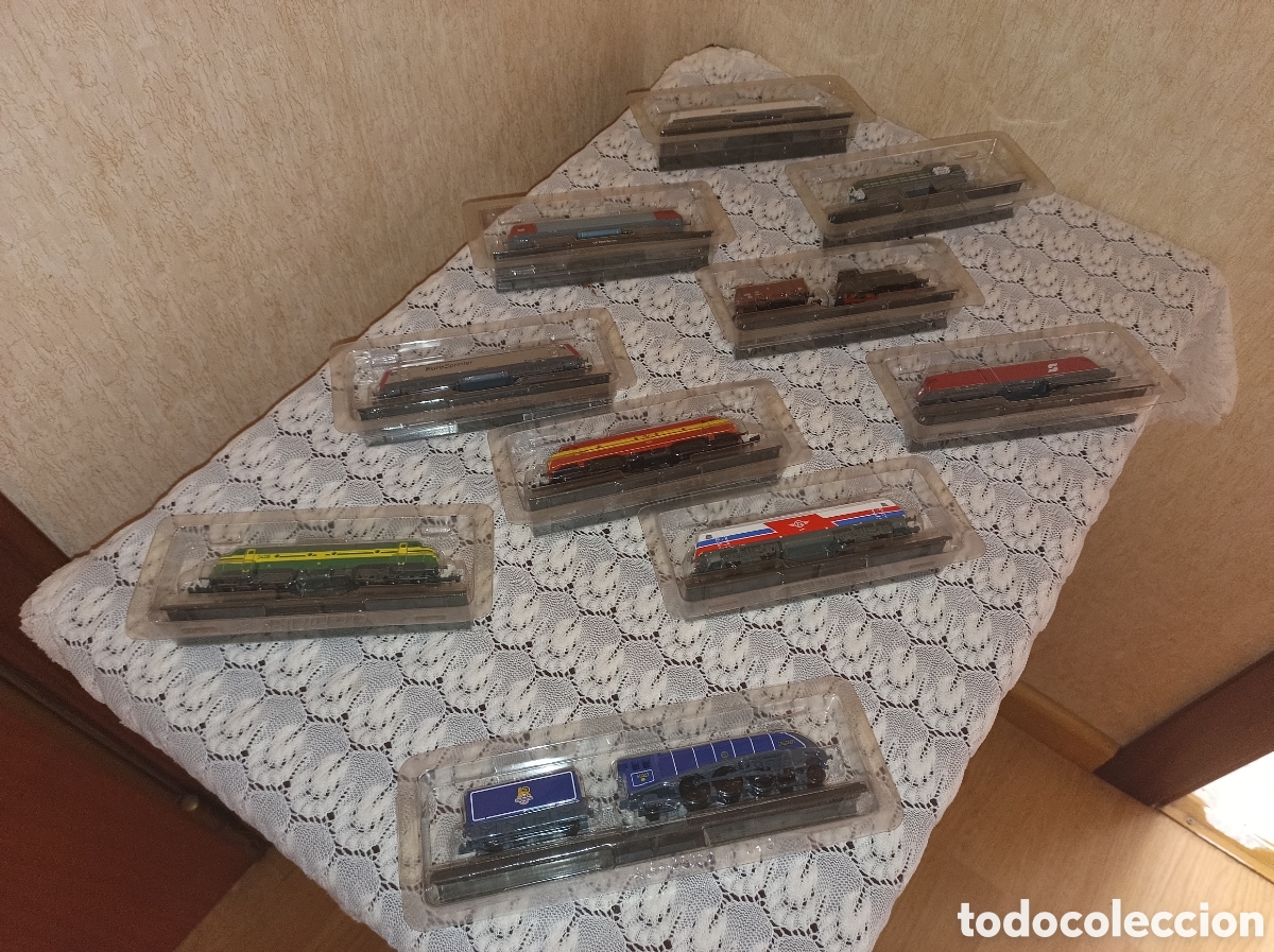 Modelos a escala: Colecci&oacute;n de 10 locomotoras - Foto 1