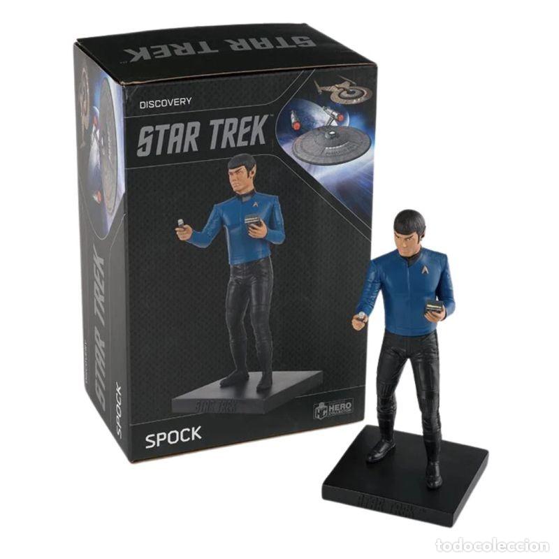 Modelos em escala: Estatua figura Spock (Ethan Peck) Serie TV Star Trek: Discovery. Colecci&oacute;n HERO COLLECTOR EAGLEMOSS