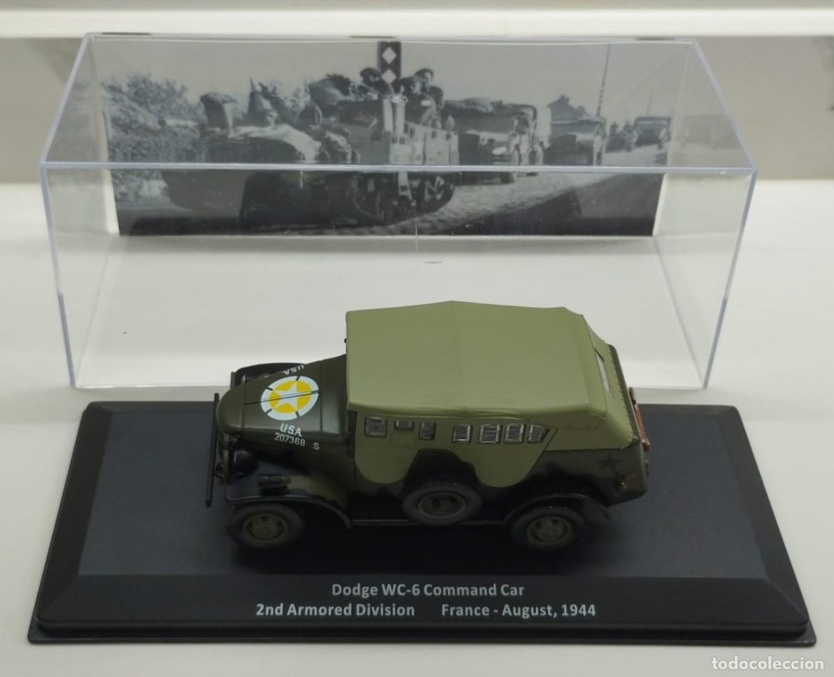 Modelos a escala: DODGE WC-6 COMMAND CAR 1944, ESCALA 1/43, 2nd ARMORED DIVISION, COLECCI&Oacute;N ALTAYA IXO.