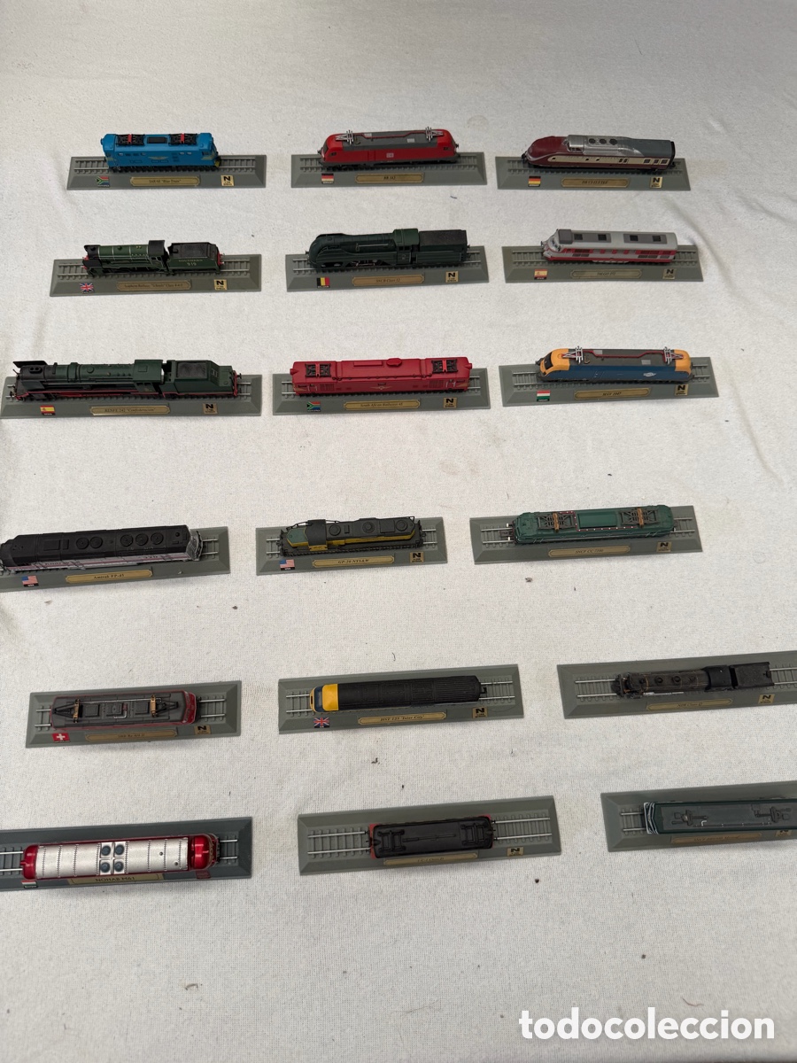 Modelos a escala: Colecci&oacute;n 18 Locomotoras Mundo