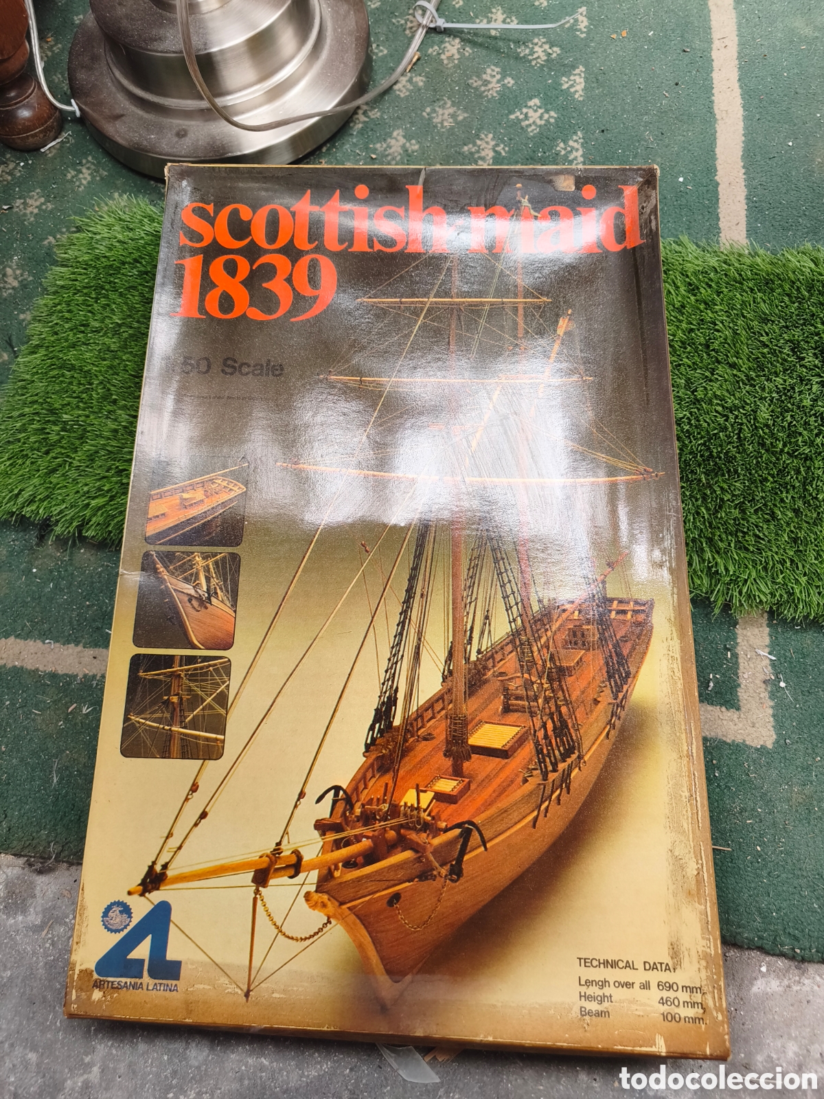 Modelos a escala: Maqueta Barco Madera Scottish Maid 1839 (Artesan&iacute;a Latina 1:50) - Vintage