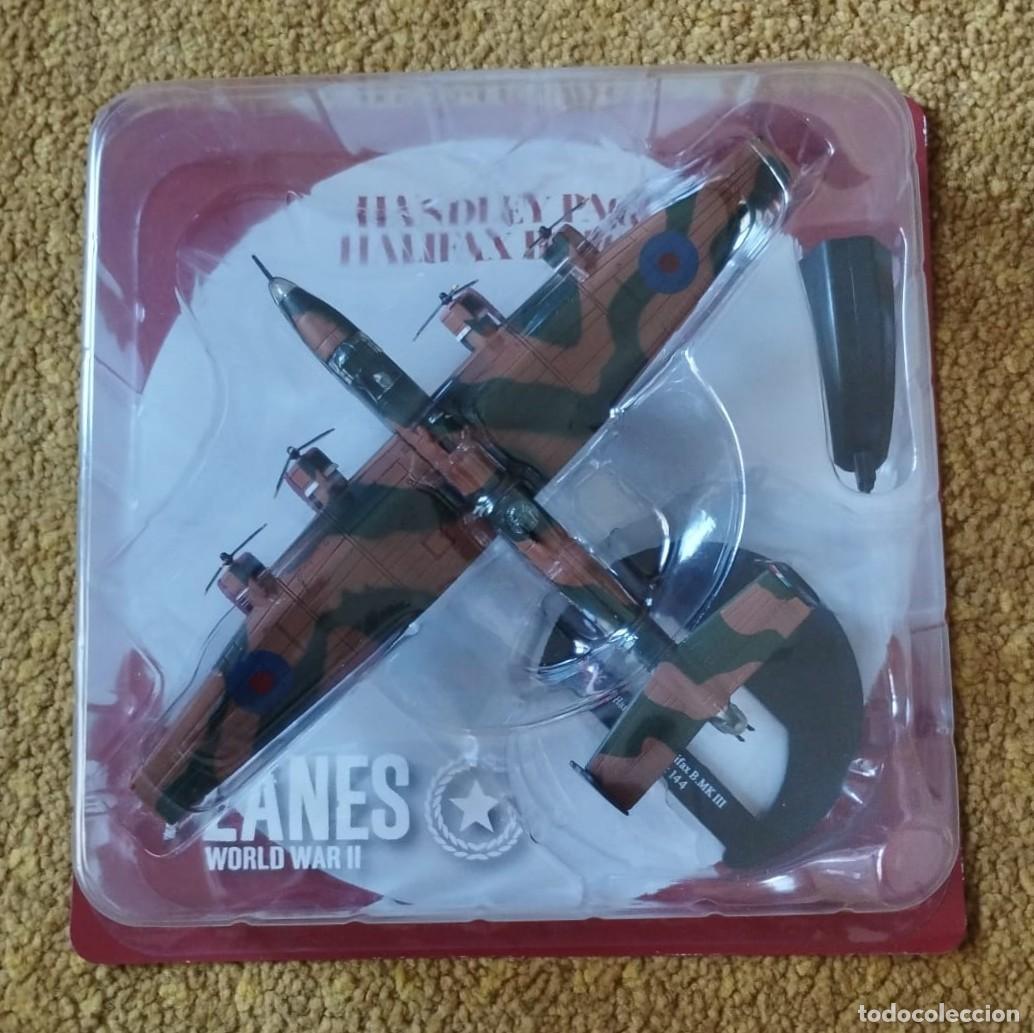 Modelos a escala: AVI&Oacute;N BRITANICO HALIFAX B MK-III, 1944, ESCALA 1/144, AVIONES DE LA 2&ordf; GUERRA MUNDIAL DE RBA.
