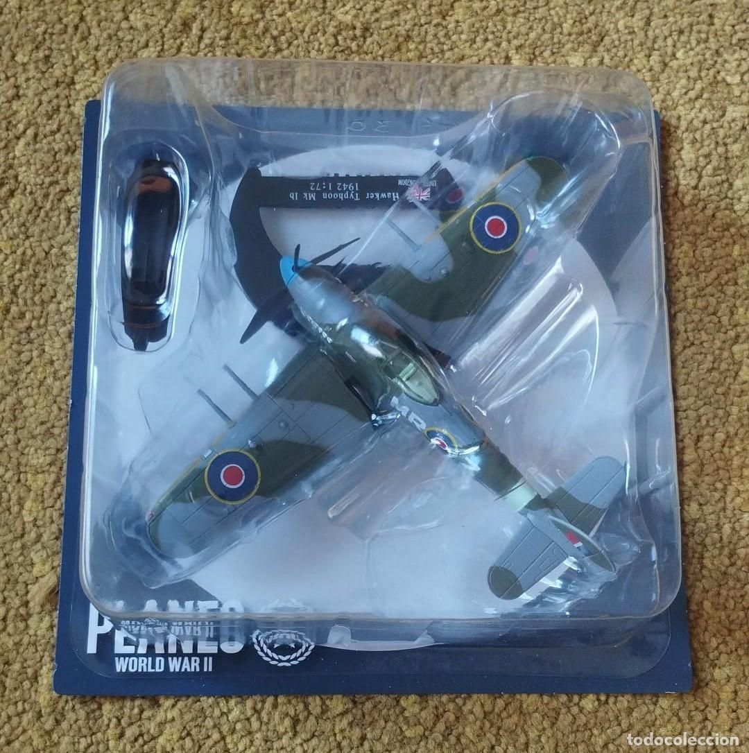 Scale Models: AVI&Oacute;N BRITANICO HAWKER TYPHOON MK IB, 1942, ESCALA 1/72, AVIONES DE LA 2&ordf; GUERRA MUNDIAL DE RBA.
