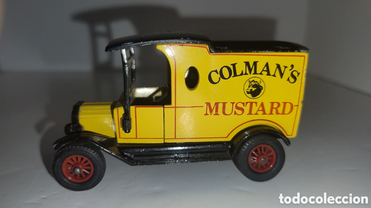 Modelos a escala: Cami&oacute;n matchbox colmans mustard