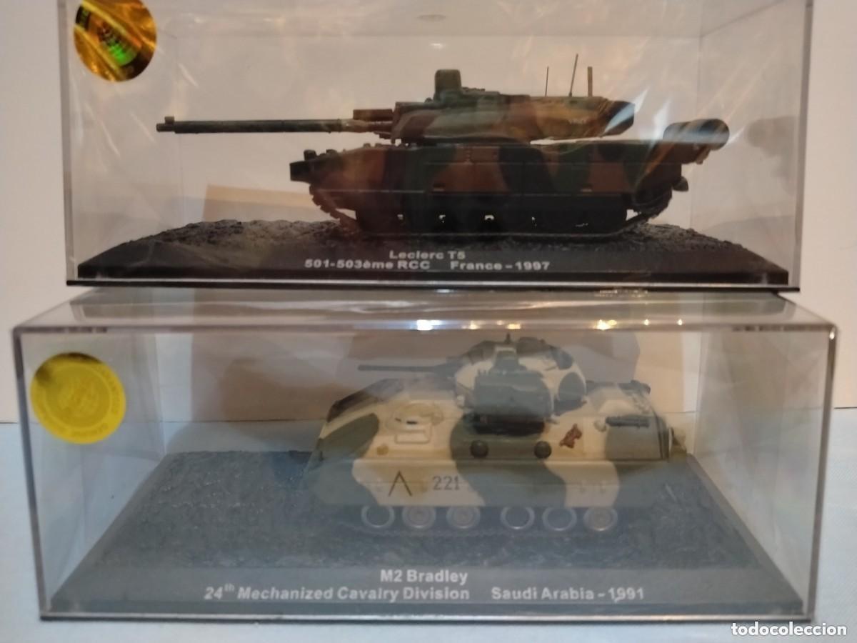 Modelos a escala: LOTE 2 TANQUES MILITAR DE COLECCIONISMO MINIATURA A ESCALA 1/72 (Saudi Arabia-1991/France-1997)