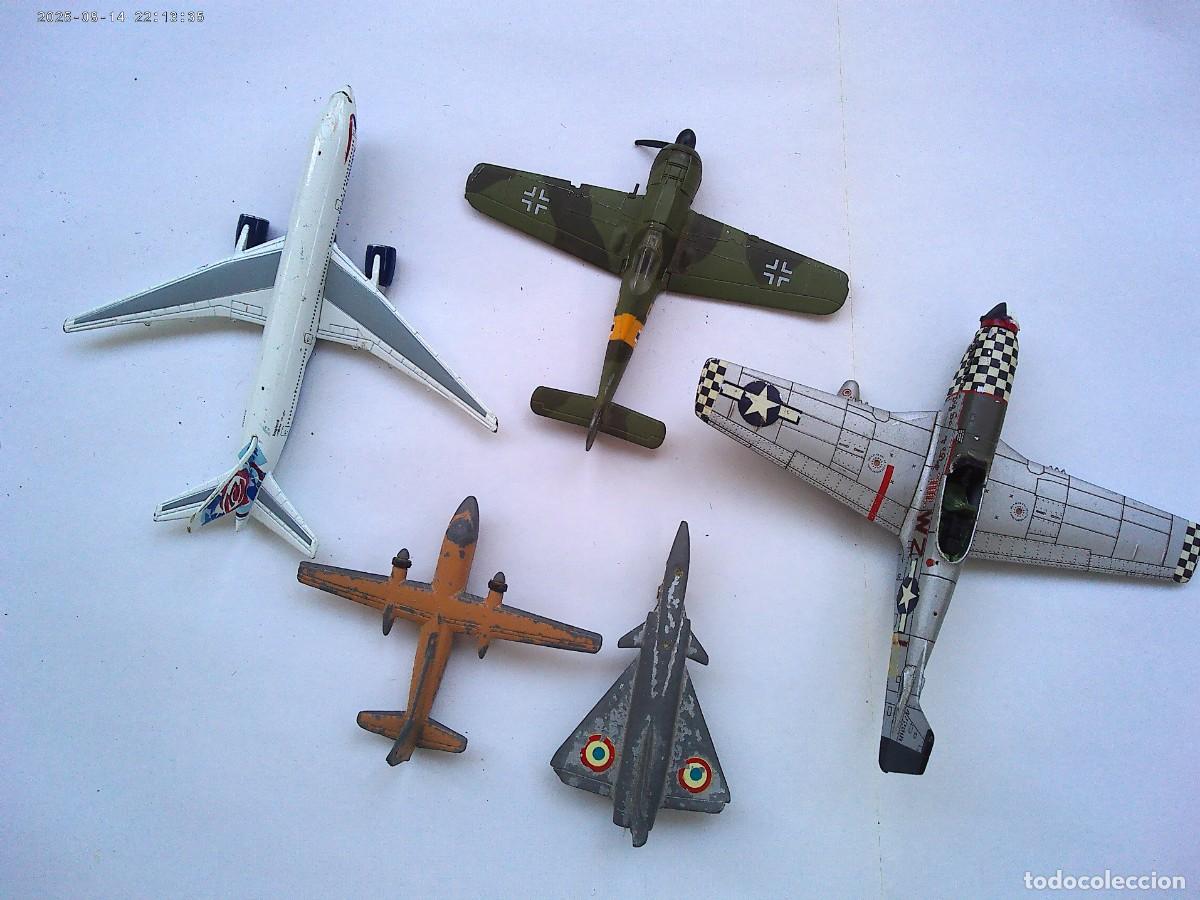 Modelos a escala: LOTE 4 AVIONES DE METAL DE PILEN , ETC : SUPER MIRAGE Y FOKKER - VFW, MESSERSCHMITT , BOEING 777