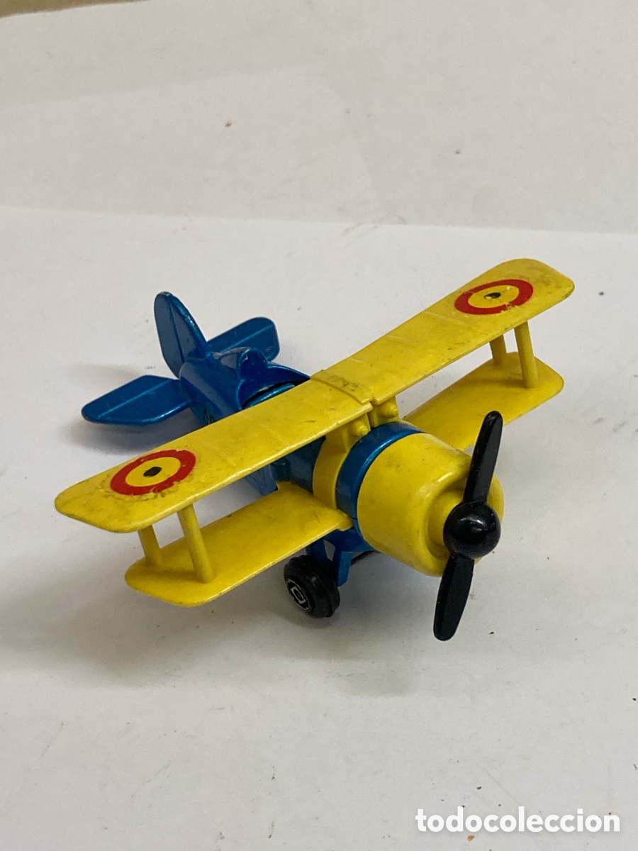 Modelos a escala: avi&oacute;n de juguete antiguo Guisval Biplano Chiqui de Espa&ntilde;a