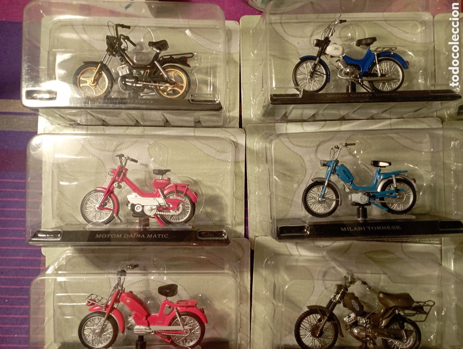 Modelos a escala: Colecci&oacute;n 43 motocicletas distintas a escala en su blister original