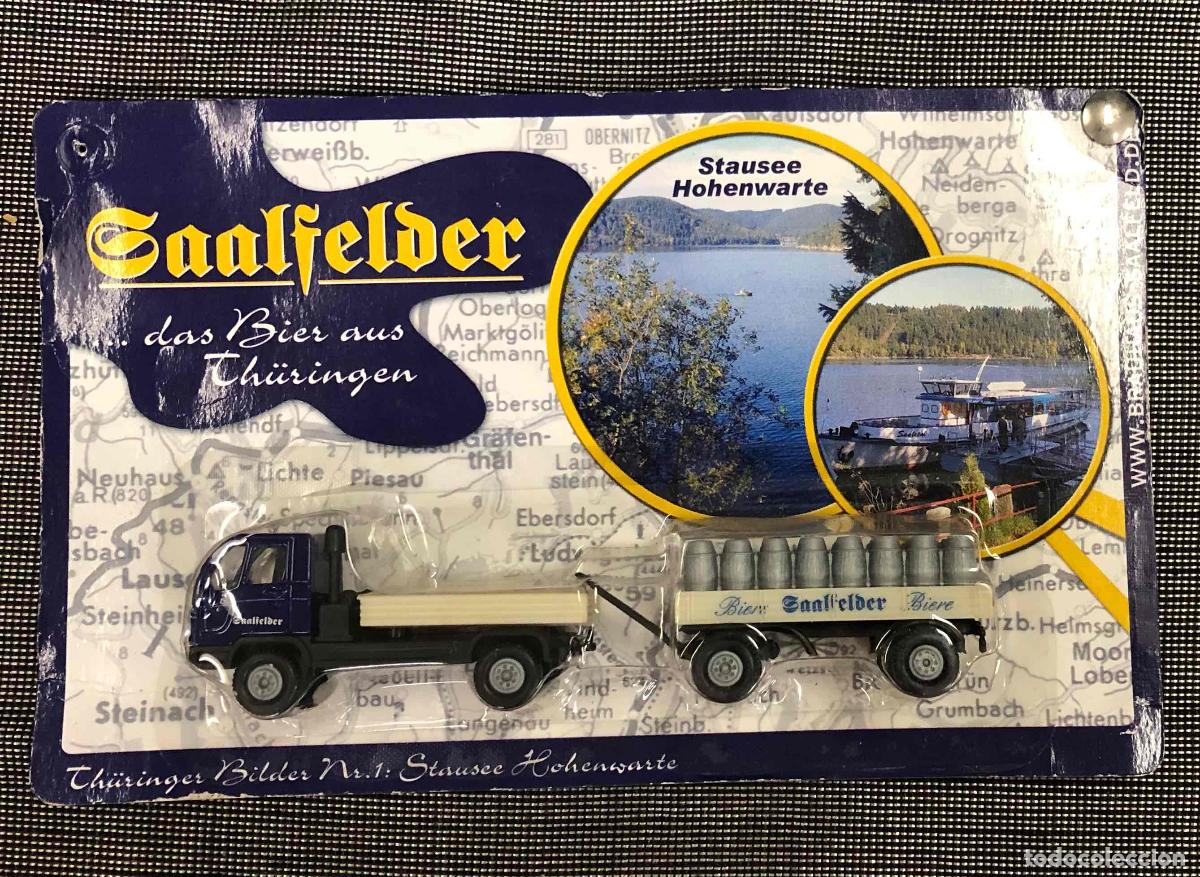 Modelos a escala: CAMION PUBLICITARIO CERVEZA GAALFELDER. N&Uuml;RNBERG. ALEMANIA. EN BLISTER ORIGINAL