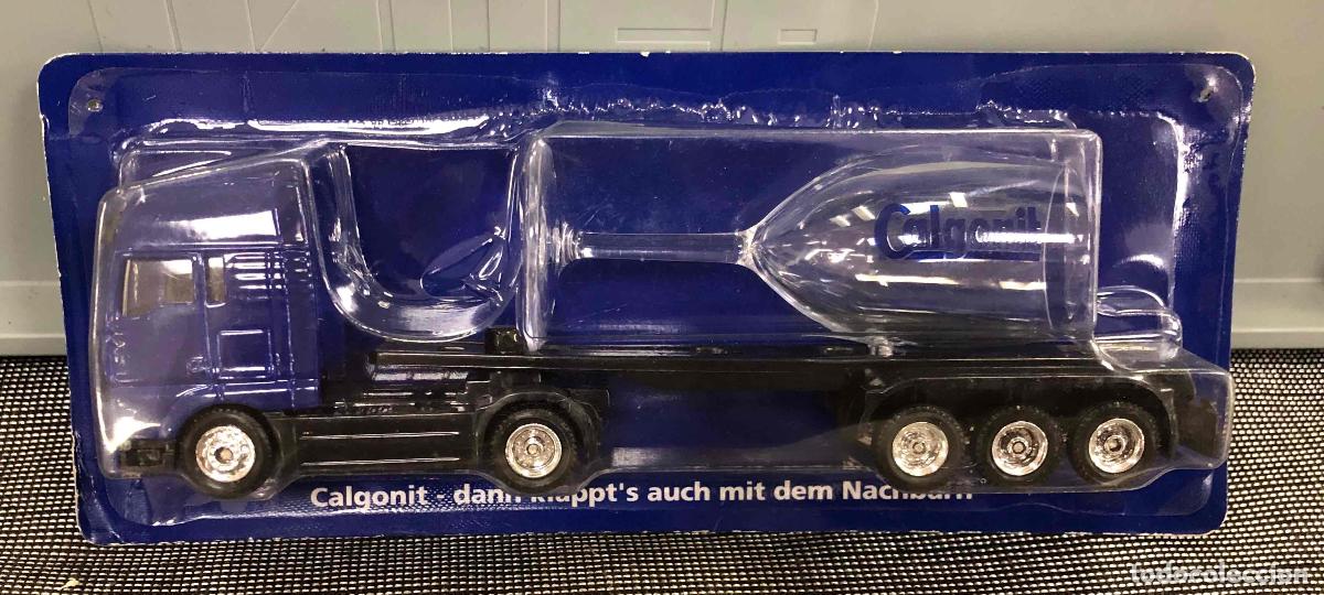 Modelos a escala: CAMION PUBLICITARIO CALGONIT TRUCK. ALEMANIA. EN BLISTER ORIGINAL