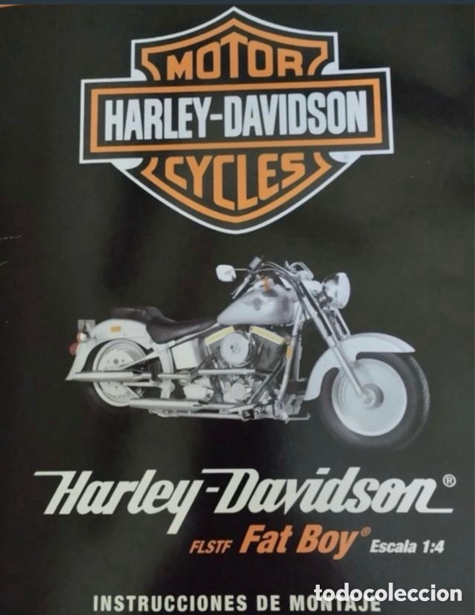 Modelos a escala: 4 ENTREGAS HARLEY DAVIDSON FAT BOY ALTAYA