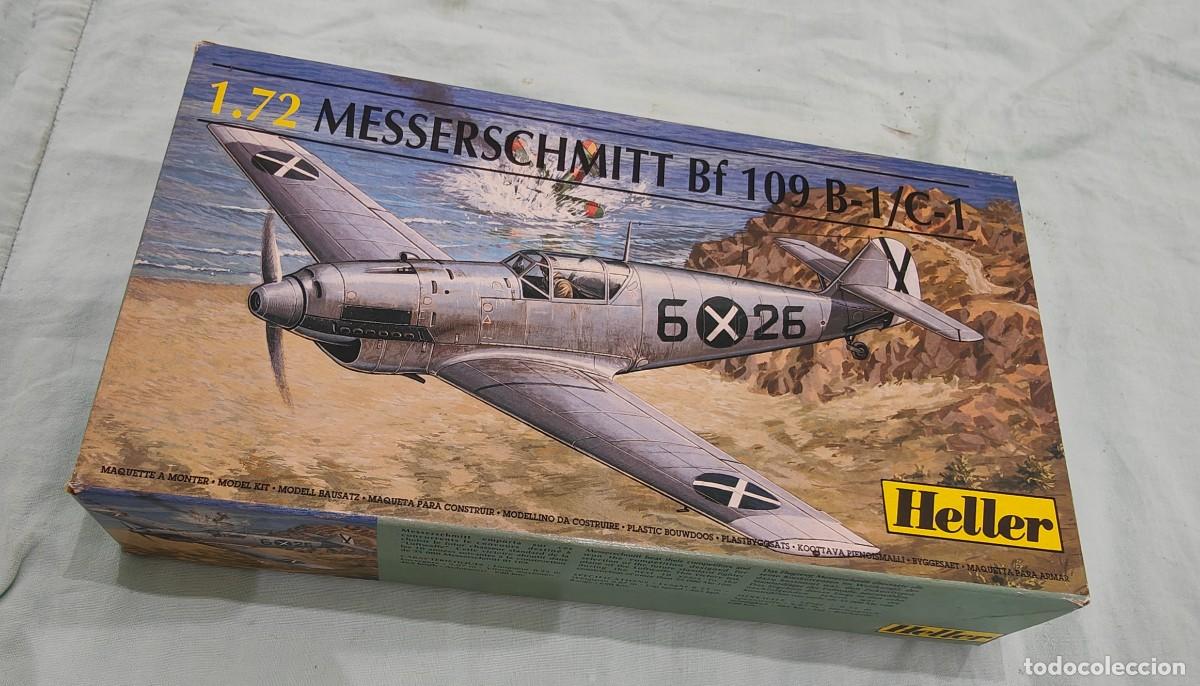 Modelos a escala: Messerschmitt BF.109 B1 de Heller,escala 1/72