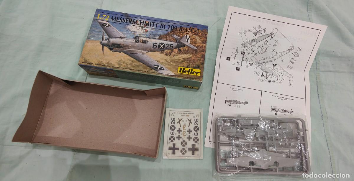 Modelos a escala: Messerschmitt BF.109 B1 de Heller,escala 1/72 - Foto 3