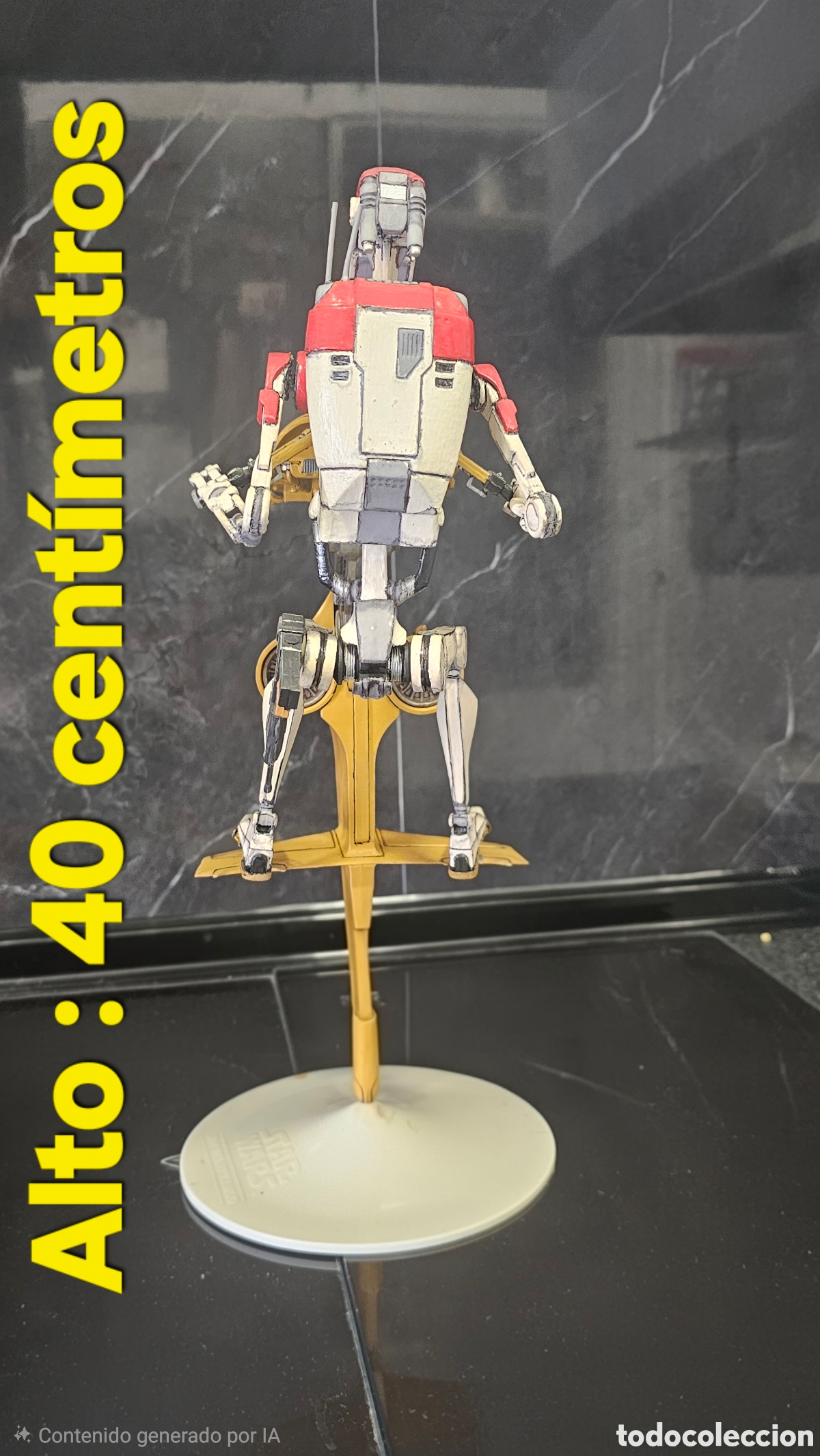 Modelos a escala: Androide de combate en STAP de Star Wars - Foto 2