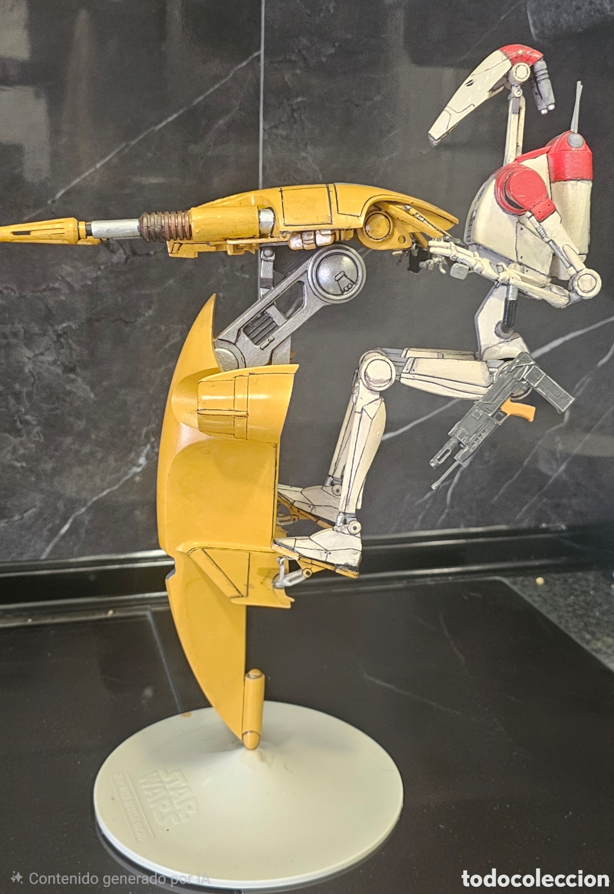 Modelos a escala: Androide de combate en STAP de Star Wars - Foto 4