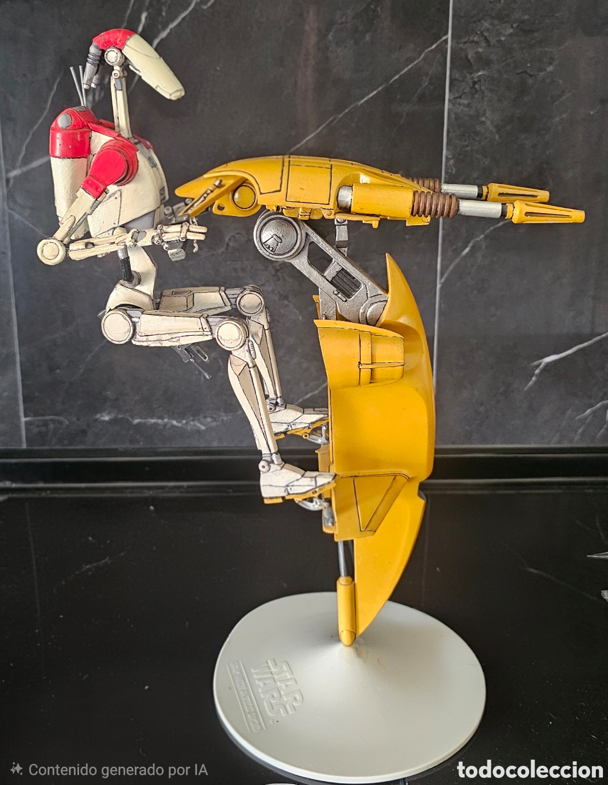Modelos a escala: Androide de combate en STAP de Star Wars - Foto 5