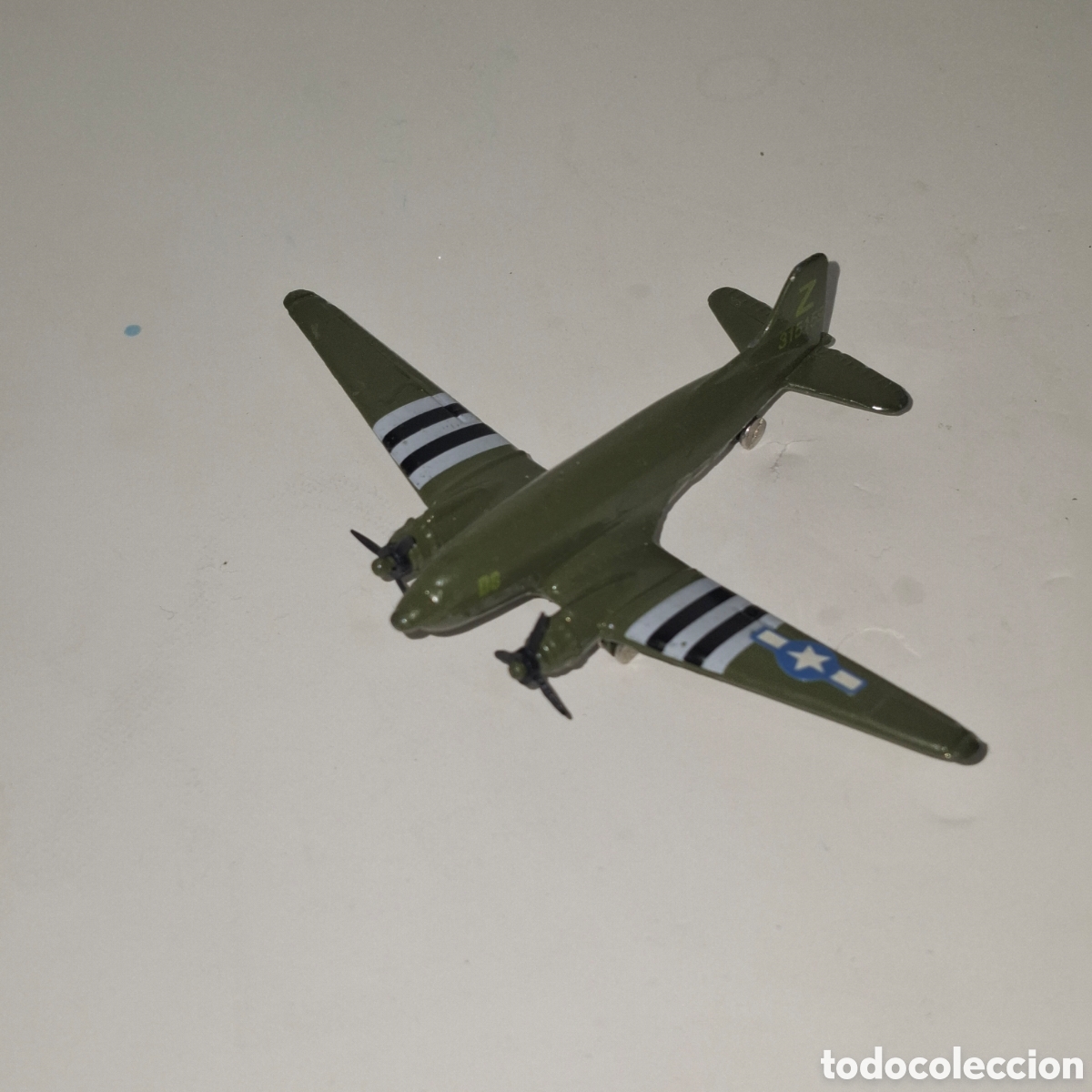 Modelos a escala: AVION MILITAR DE TRANSPORTE DC 3 DAKOTA USAF SEGUNDA GUERRA MUNDIAL DIECAST