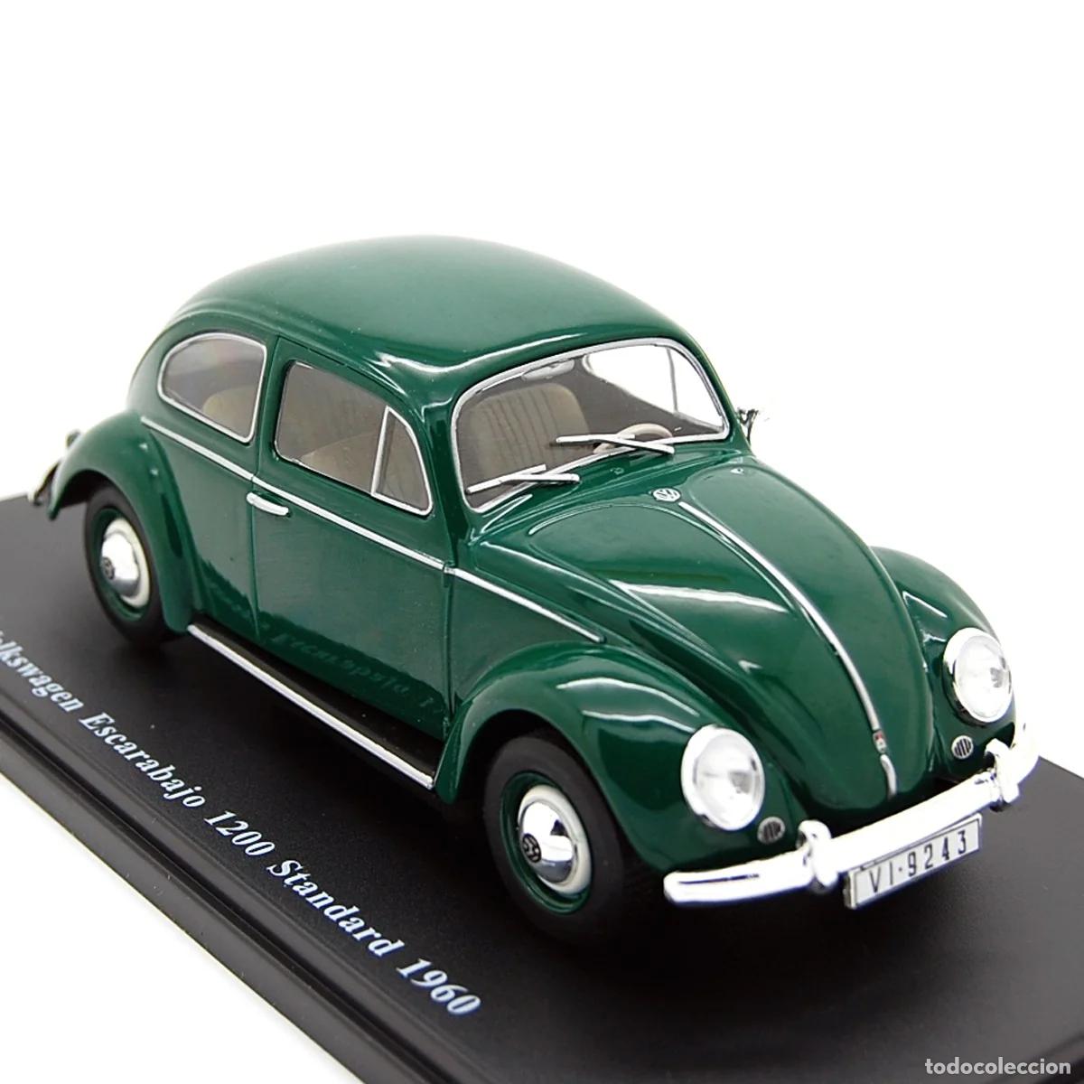 Modelos a escala: Coche cl&aacute;sico Volkswagen Escarabajo 1200 Standard, 1960 (Escala 1:24) VW. Beetle. New