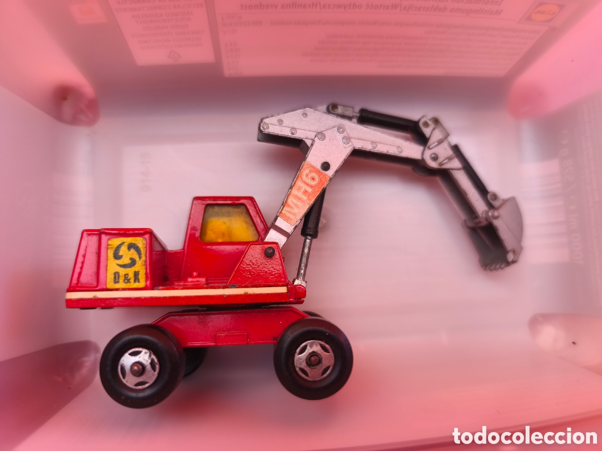 Modelos a escala: ANTIGUA EXCAVADORA HIDRAULIC EXCAVATOR de MATCHBOX de LESNEY MADE IN ENGLAND de 1970