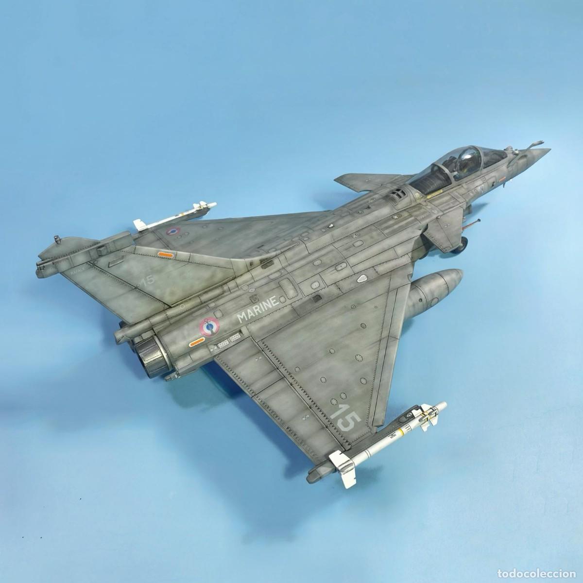 Scale Models: Maqueta terminada del Rafale M a escala 1/48.