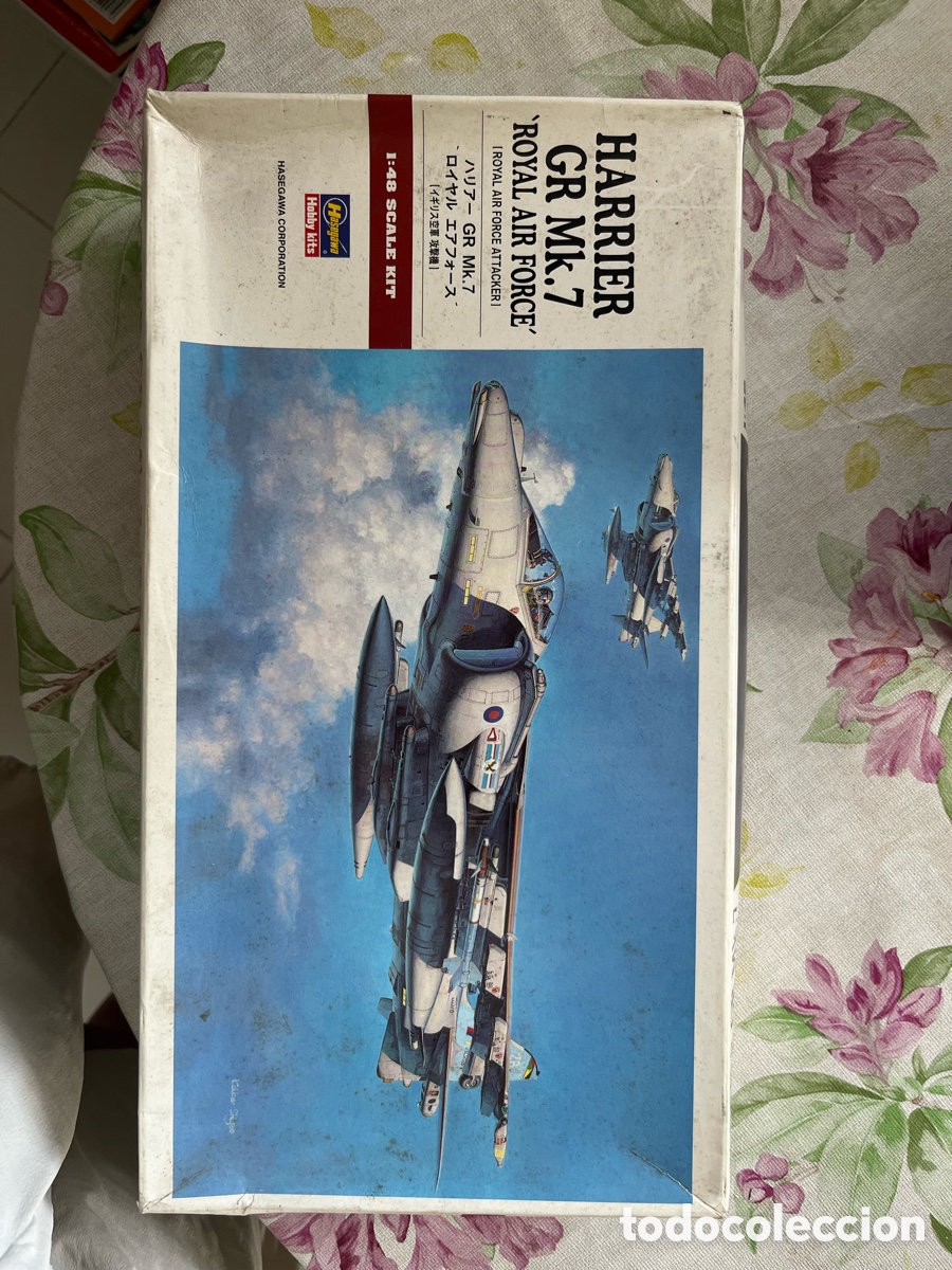 Modelos a escala: Maqueta de Harrier Mk.7 Hasegawa 1/48