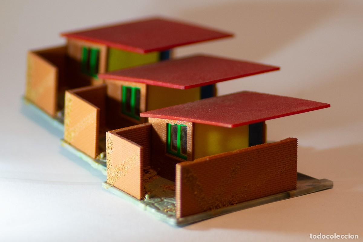 Modelos a escala: Maqueta Plastilandia, 3 bungalows adosados (Anguplast)