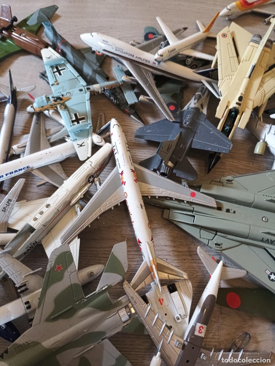 Modelos a escala: Super Lote variado de 47 aviones algunas faltan piezas