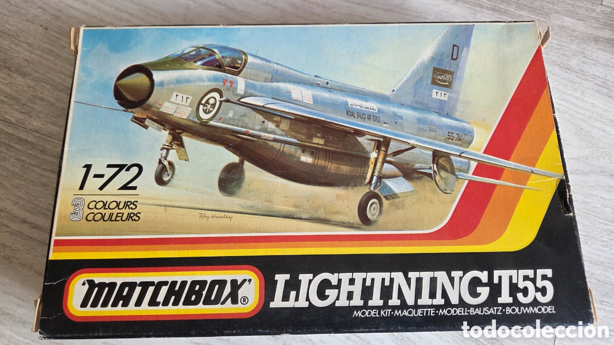 Modelos a escala: Maqueta avi&oacute;n Matchbox Lightning T55