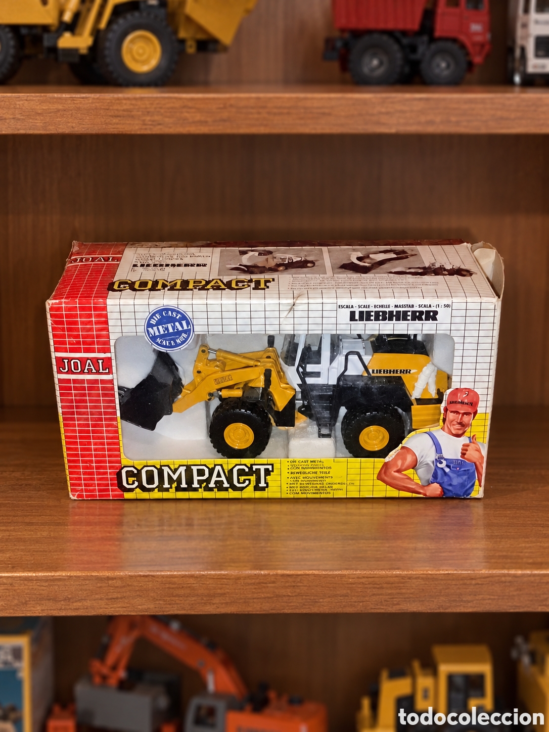 Modelos a escala: Pala-cargadora Liebherr JOAL en caja original.