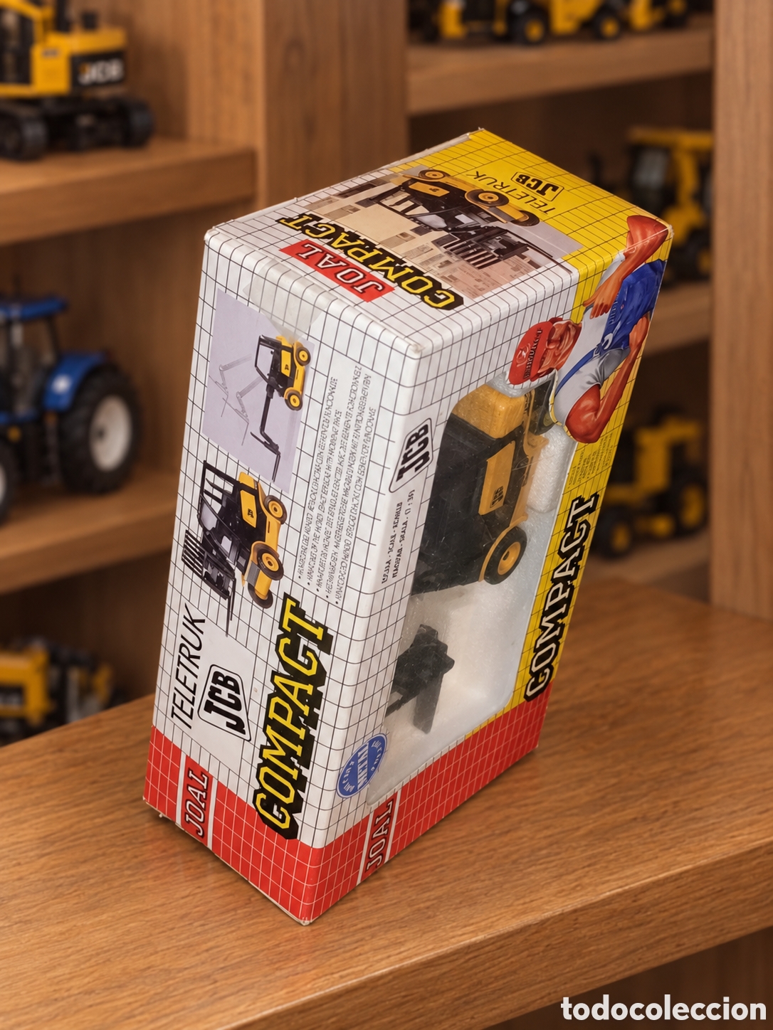 Modelos a escala: Carretilla elevadora JCB en caja original JOAL - Foto 3