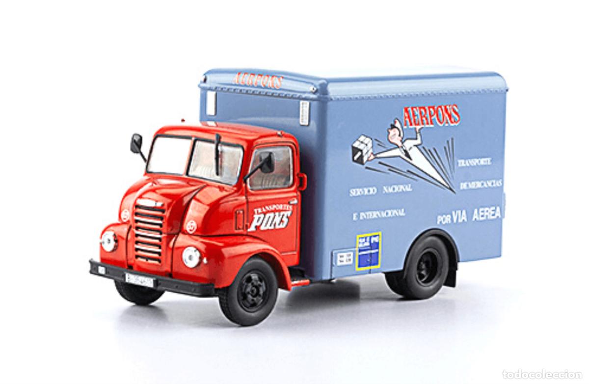 Modelos a escala: Cami&oacute;n cl&aacute;sico Ebro B-35C de Transportes Pons, 1966 (Escala 1:43) Ixo, Ebro b35C / b35 C, n40