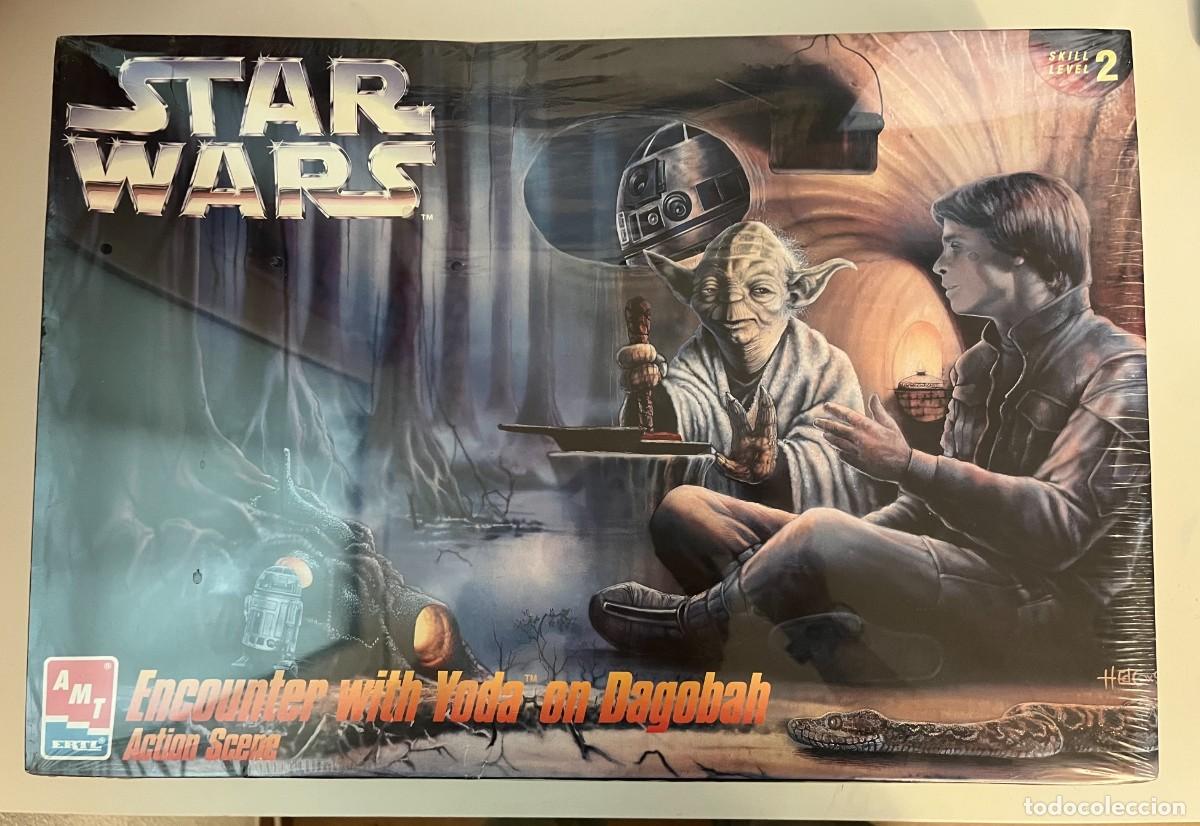 Modelos a escala: Star Wars Encounter with Yoda AMT ERTL Maqueta Action Scene Model Kit