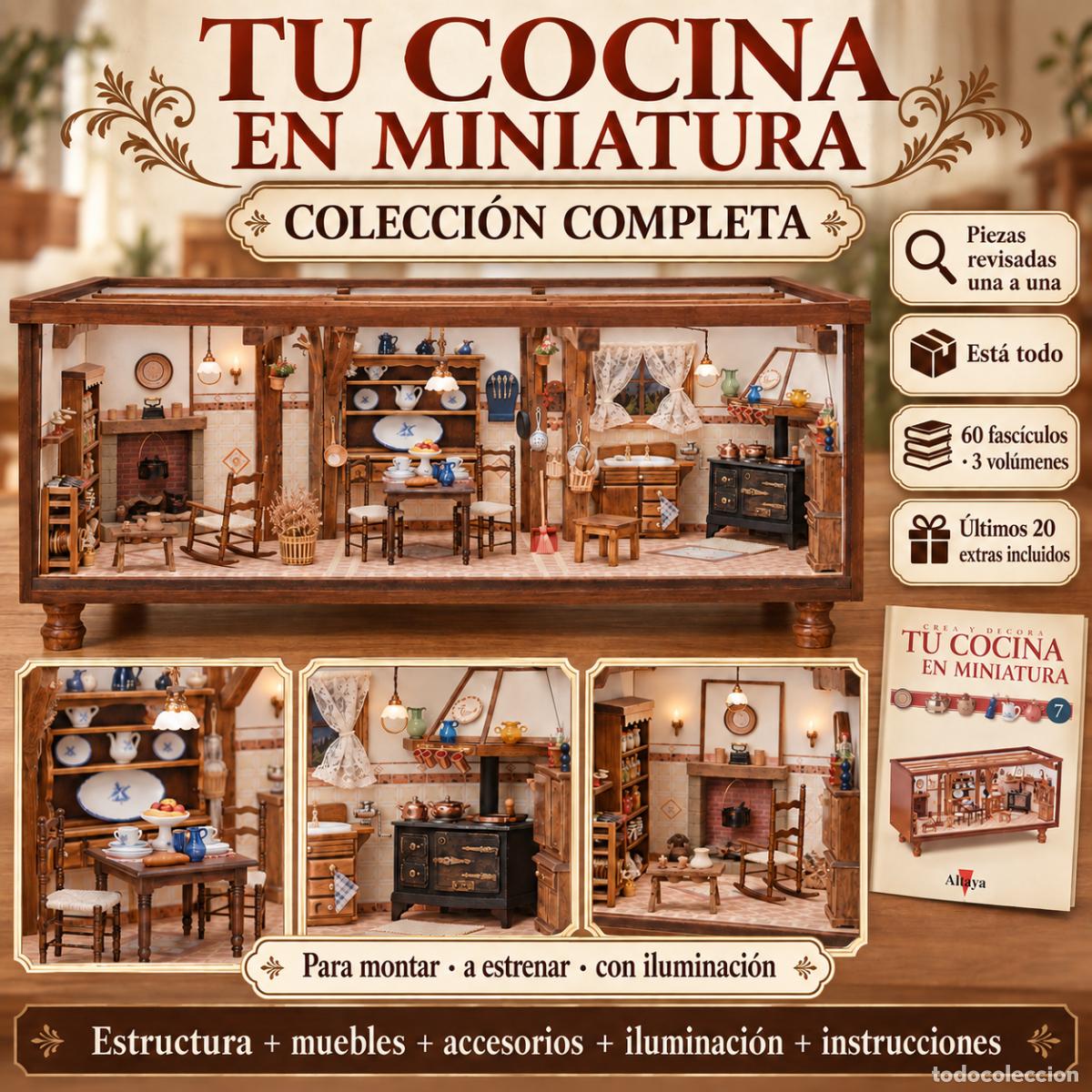 Modelos a escala: Tu Cocina en Miniatura - Colecci&oacute;n Completa