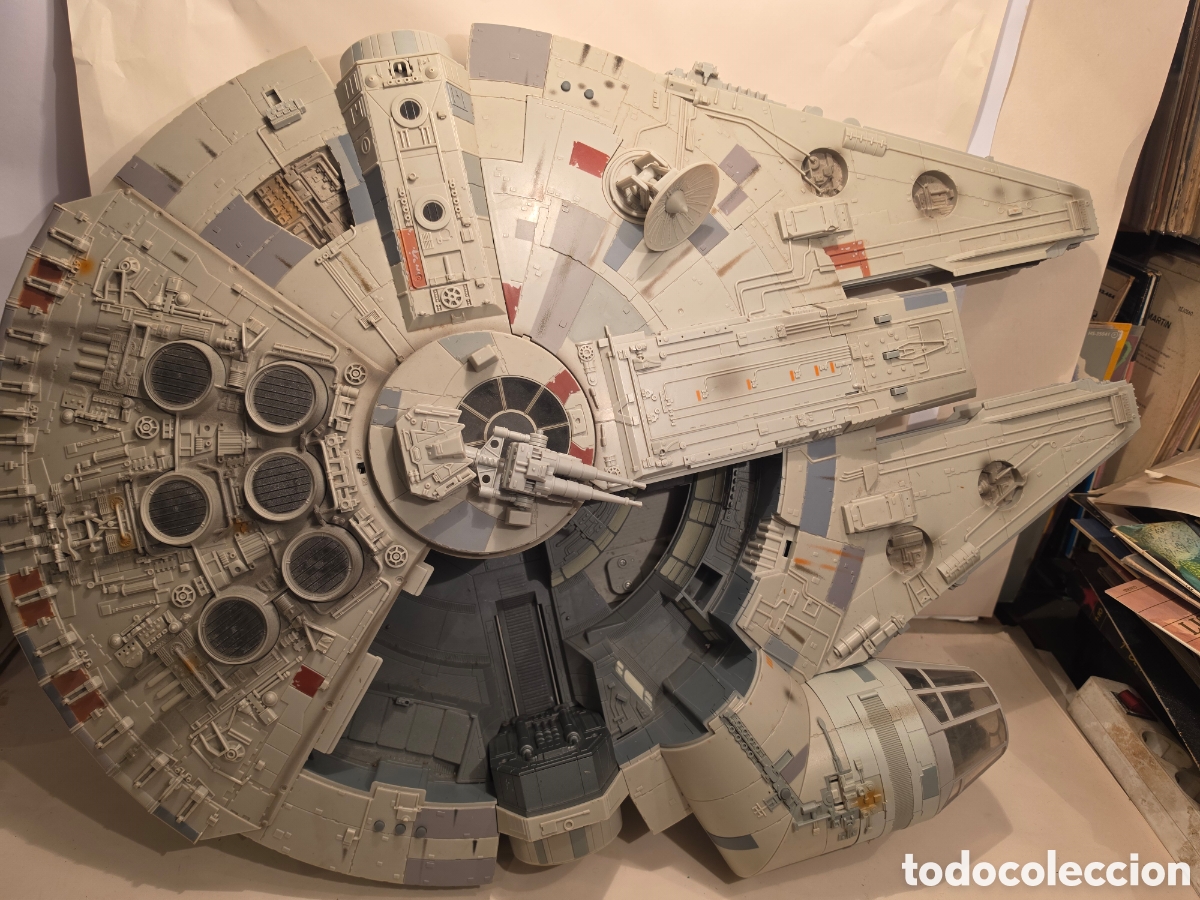 Modelos a escala: HALCON MILENARIO. STAR WAR. THE LEGACY COLLECTION. HASBRO 2008. FUNCIONANDO PERO INCOMPLETA