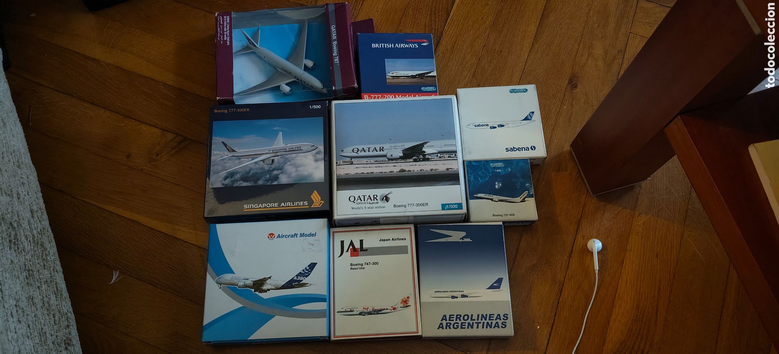 Scale Models: Lote de aviones en miniatura de diferentes lineas aereas