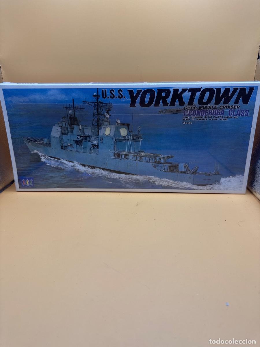 Mod&egrave;les r&eacute;duits: USS YORKTOWN CG-48 &ndash; CRUCERO LANZAMISILES USA &ndash; CLASE TICONDEROGA &ndash; MAQUETA NAVAL 1:700 &ndash; NUEVO EN C