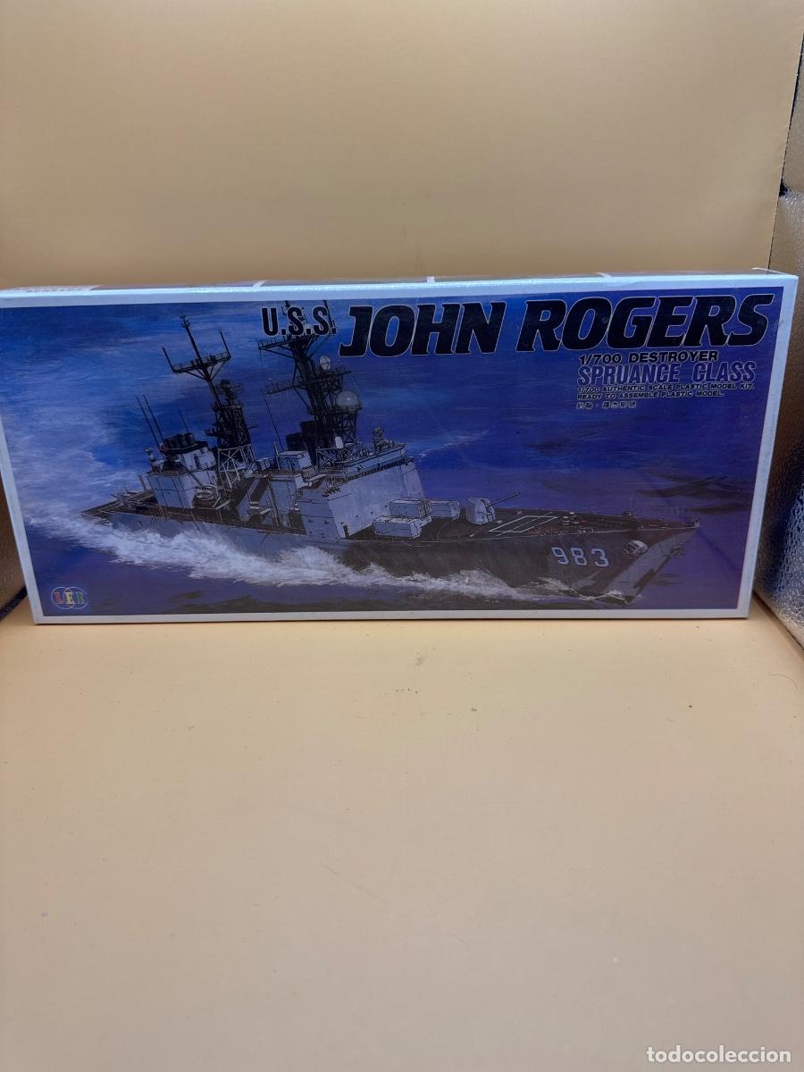 Scale Models: LEE USS JOHN RODGERS DD-983 &ndash; DESTRUCTOR USA CLASE SPRUANCE &ndash; MAQUETA BARCO MILITAR 1:700 &ndash; NUEVO EN