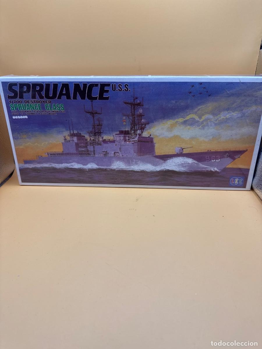 Scale Models: USS SPRUANCE DD-963 &ndash; DESTRUCTOR USA CLASE SPRUANCE &ndash; MAQUETA BARCO MILITAR ESCALA 1:700 &ndash; NUEVO EN