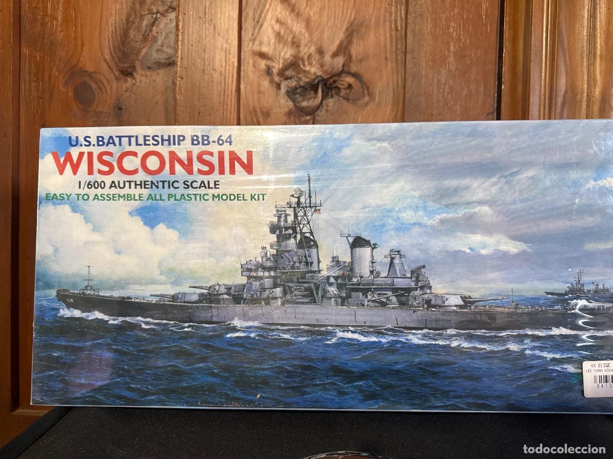 Mod&egrave;les r&eacute;duits: USS WISCONSIN BB-64 &ndash; ACORAZADO ESTADOUNIDENSE II GUERRA MUNDIAL &ndash; MAQUETA BARCO MILITAR ESCALA 1:60
