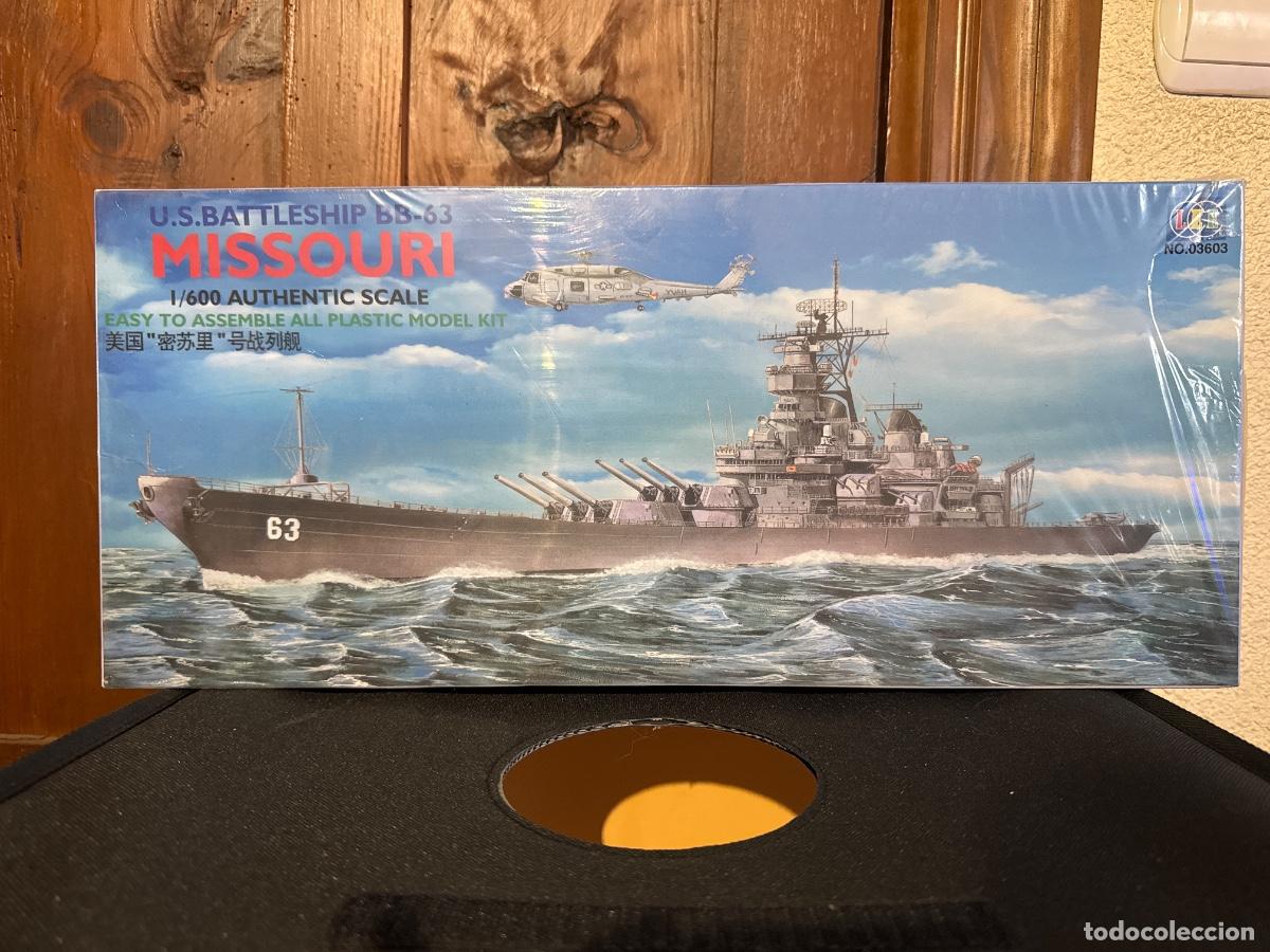 Scale Models: LEE USS MISSOURI BB-63 &ndash; ACORAZADO USA II GUERRA MUNDIAL &ndash; MAQUETA BARCO MILITAR 1:600 &ndash; NUEVA PRECI