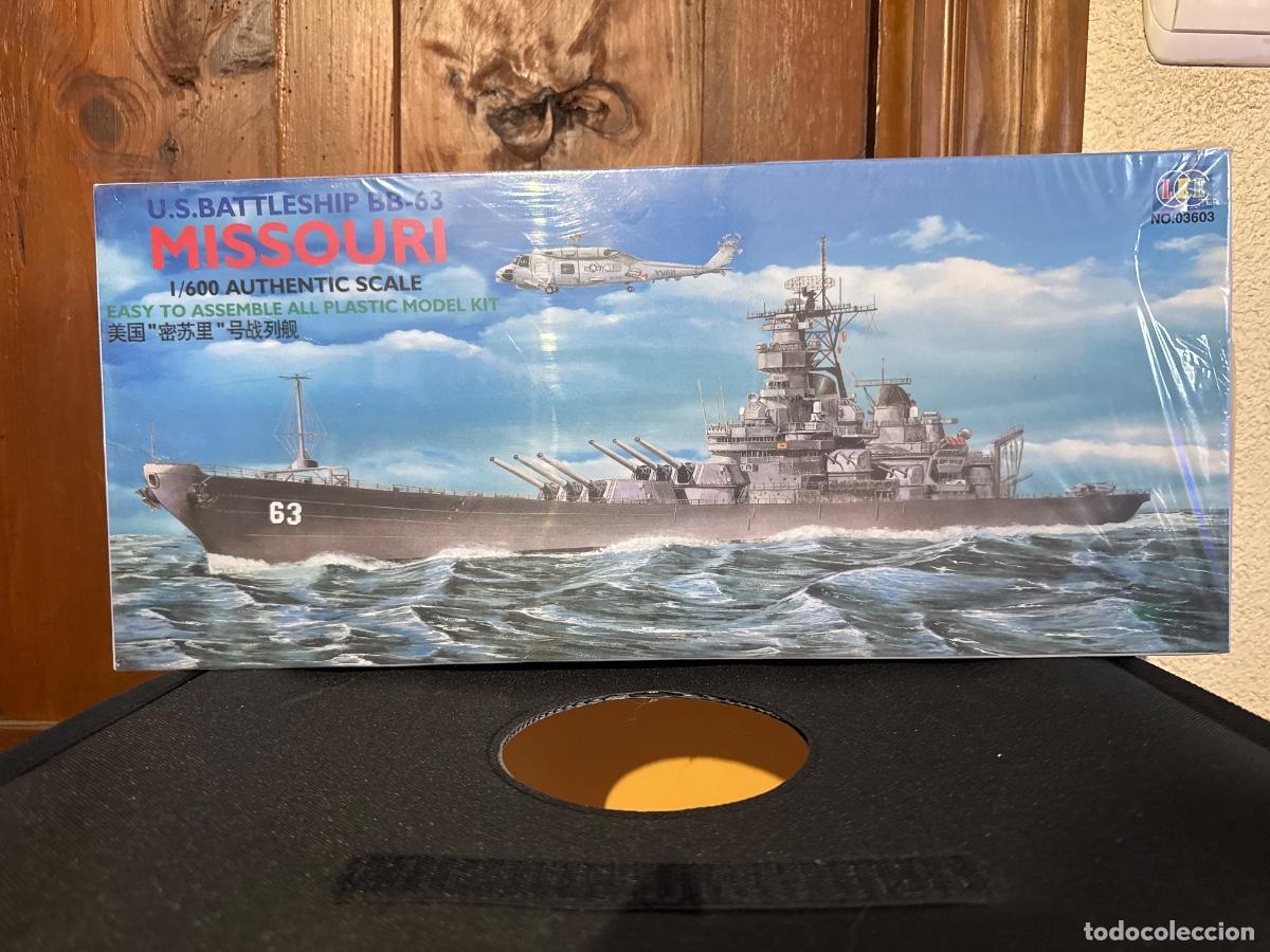 Scale Models: LEE USS MISSOURI BB-63 &ndash; ACORAZADO USA II GUERRA MUNDIAL &ndash; MAQUETA BARCO MILITAR 1:600 &ndash; NUEVA PRECI