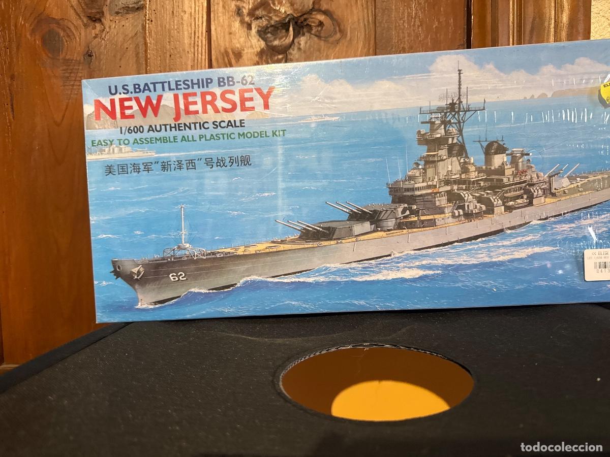 Scale Models: LEE USS NEW JERSEY BB-62 &ndash; ACORAZADO USA II GUERRA MUNDIAL &ndash; MAQUETA BARCO MILITAR 1:600 &ndash; NUEVA PRE