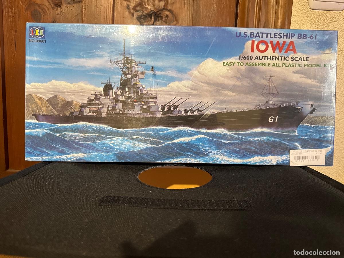 Scale Models: LEE USS IOWA BB-61 &ndash; ACORAZADO ESTADOUNIDENSE II GUERRA MUNDIAL &ndash; MAQUETA NAVAL 1:600 NUEVA PRECINTA