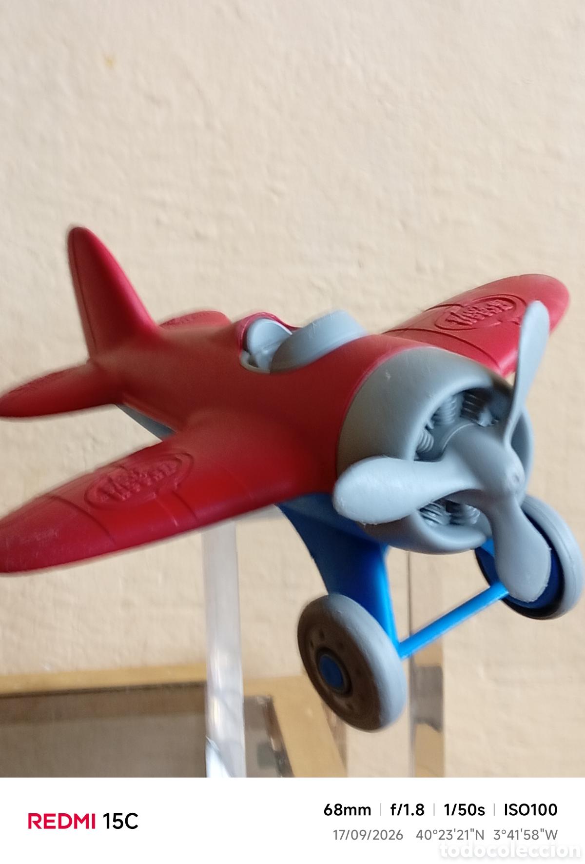 Scale Models: Avi&oacute;n de juguete Green Toys (Pl&aacute;stico 100% Reciclado)